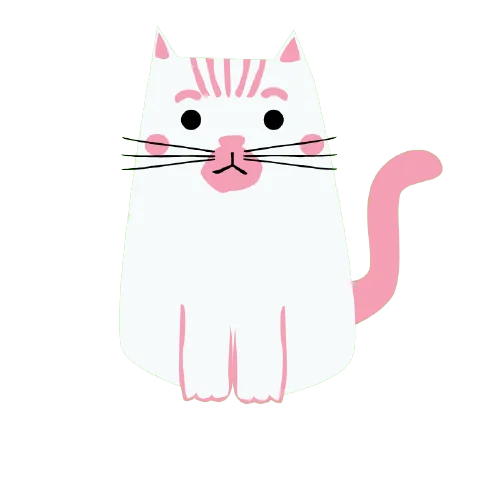 Illustration of a cat - Miauw Miauw